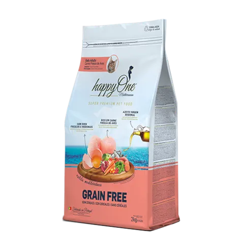 HappyOne Grain-Free Mediterraneum Cat 2Kg koty dorosłe