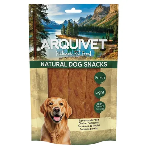 ARQUIVET Naturalny przysmak dla psa – paski z kurczaka 100 g