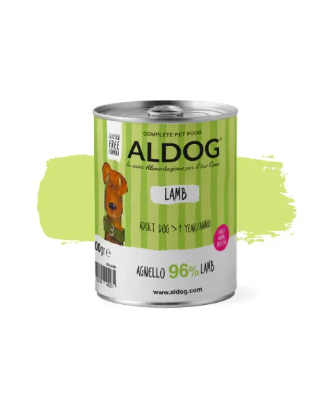 ALDOG LAMB - Puszka dla psa - jagnięcina 96% - 400g