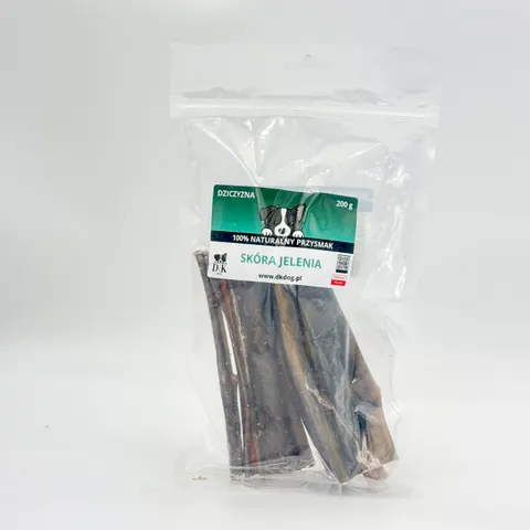DK DOG - Suszona skóra jelenia 200g