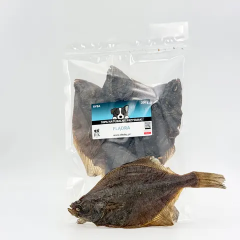 DK DOG - Suszona flądra 200g