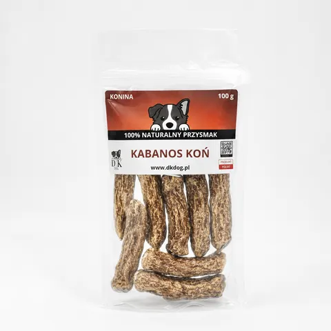 DK DOG - Kabanos Koń - przysmak 100g