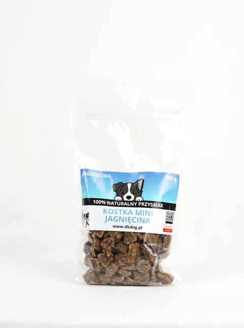DK DOG - Mini kostka Jagnięcina - przysmak 100g