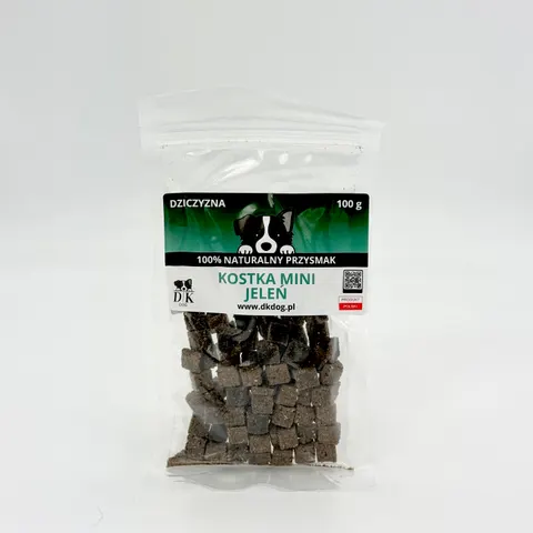 DK DOG - Mini kostka Jeleń - przysmak 100g