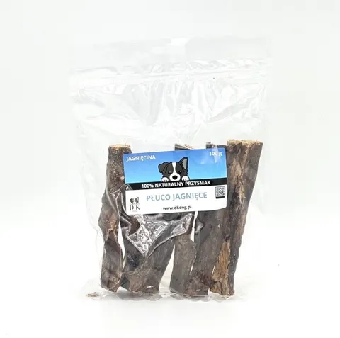 DK DOG - Suszone płuco jagnięce 200g