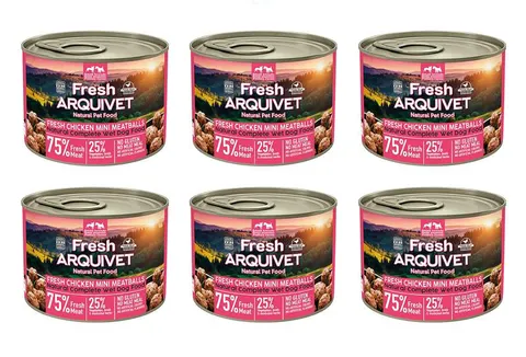 Arquivet Fresh MINI klopsiki z kurczaka w sosie 6x200g