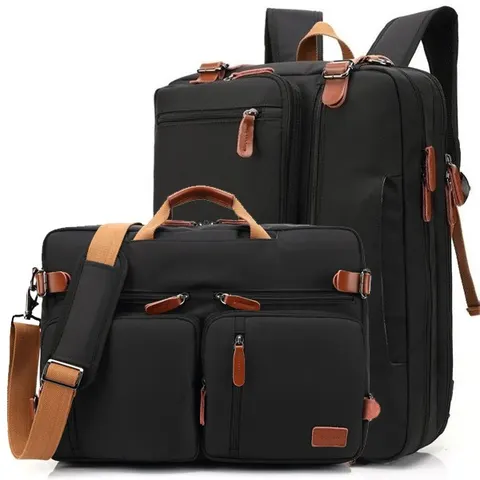 Torba/Plecak Coolbell na laptopa 17 cali (17,3") CB-5005 Kolor: czarno-brązowy