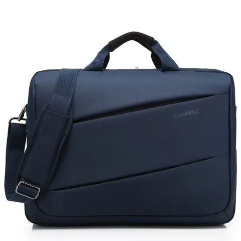 Torba Coolbell na laptopa 17,3" dwukomorowa CB-2068 Kolor: granatowy