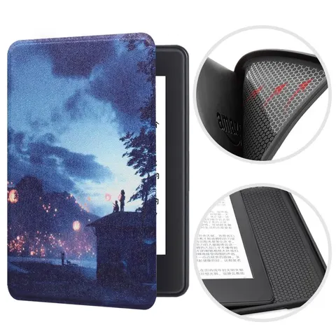 Etui Kindle 10 Touch silikonowy tył wzory Kolor: 20. Lanterns