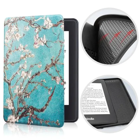 Etui Kindle Paperwhite 1/2/3 silikonowy tył wzory Kolor: 11. Flowering Tree