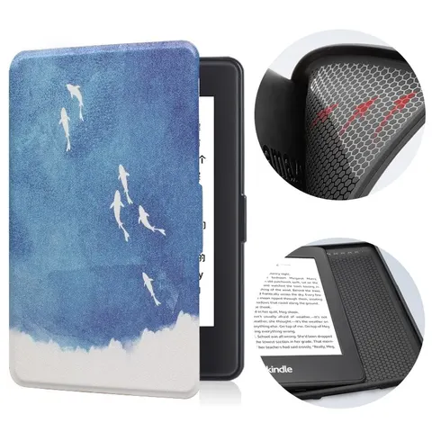 Etui Kindle Paperwhite 1/2/3 silikonowy tył wzory Kolor: 21. Sharks