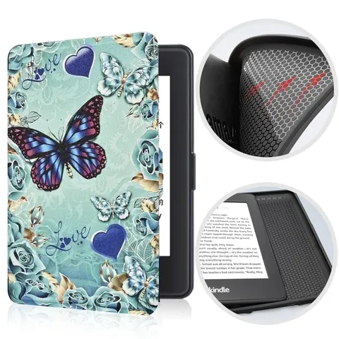Etui Kindle Paperwhite 1/2/3 silikonowy tył wzory Kolor: 41. Butterfly