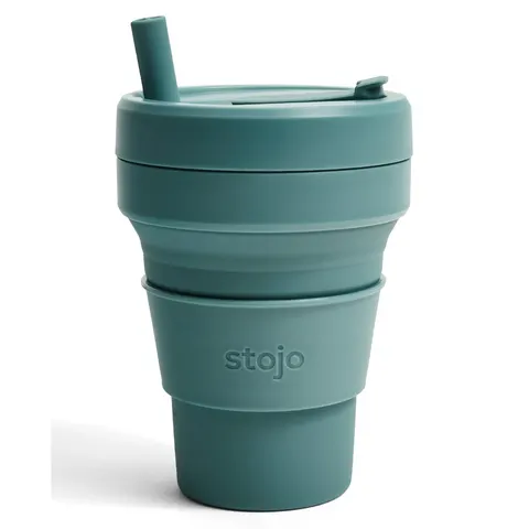 Kubek składany Stojo Biggie 470ml Kolor: eukaliptusowy