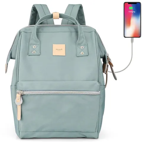 Plecak Himawari Sorrel HM1881 na laptopa 15,6" z USB Kolor: 08. eukaliptusowy