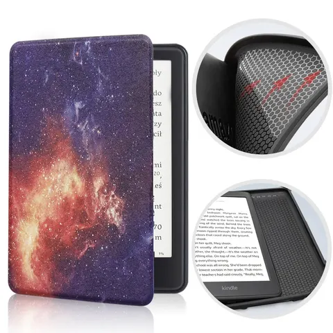 Etui Kindle Paperwhite 5 (11 generacja) silikonowy tył 6,8" wzory Kolor: 02. Burning Sky