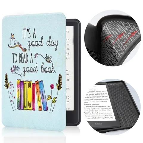 Etui Kindle Paperwhite 5 (11 generacja) silikonowy tył 6,8" wzory Kolor: 27. it's a good day