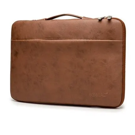 Etui pokrowiec Kinmac na laptopa 14 cali (14,1") eco skóra Kolor: brązowy