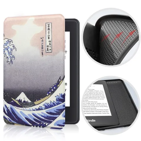 Etui Kindle 11 Touch silikonowy tył wzory Kolor: 18. Wave