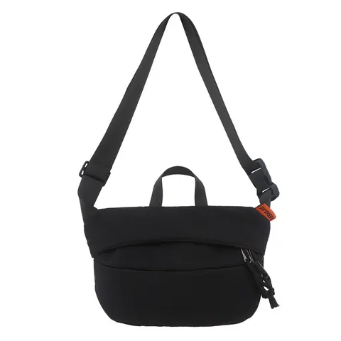 Pojemna saszetka/nerka Leshajia LS20957 Kolor: czarny