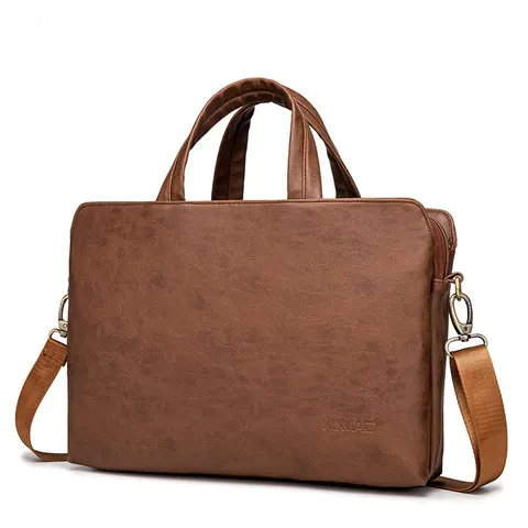 Torba Kinmac 024 na laptopa 13 cali (13,3") eco skóra Kolor: brązowy