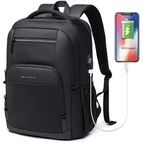 Plecak Bange na laptopa 17 cali (17,3") BG-1921 z USB Kolor: czarny