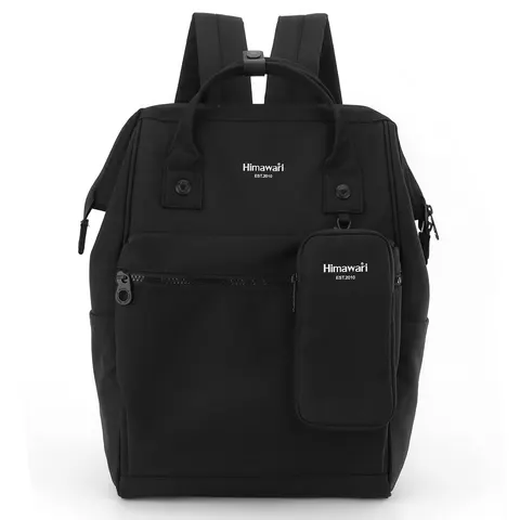 Plecak Himawari 1027 na laptopa 15,6" + etui Kolor: 01. czarny