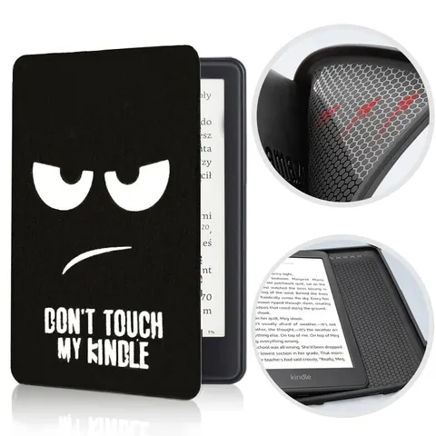Etui Kindle Paperwhite 6 (12 generacja), 7 cali, silikonowy tył, wzory Kolor: 07. Don't Touch