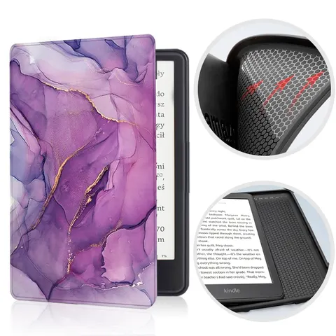 Etui Kindle Paperwhite 6 (12 generacja), 7 cali, silikonowy tył, wzory Kolor: 25. Modern aesthetic