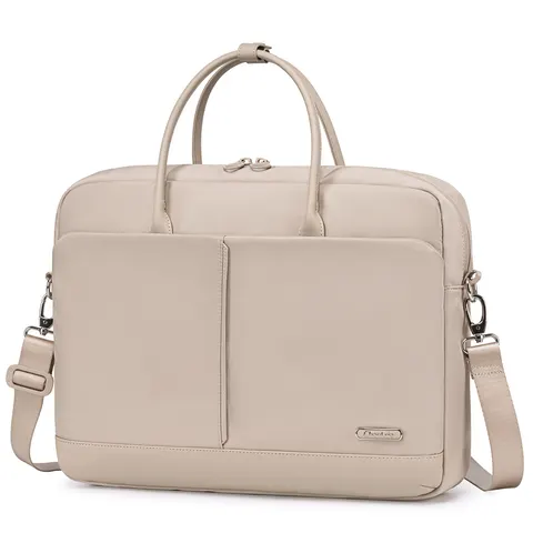 Torba damska Chantria CB00772 na laptopa 15,6 - 16,4" z paskiem Kolor: cappuccino