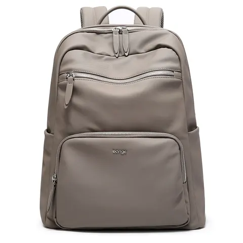 Plecak damski Bange LY-505 na laptopa 14 cali (14,1") Kolor: taupe/szary