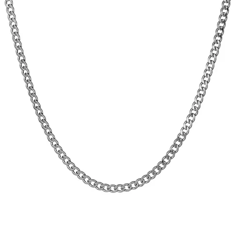 Naszyjnik pancerka 3 mm; srebrny