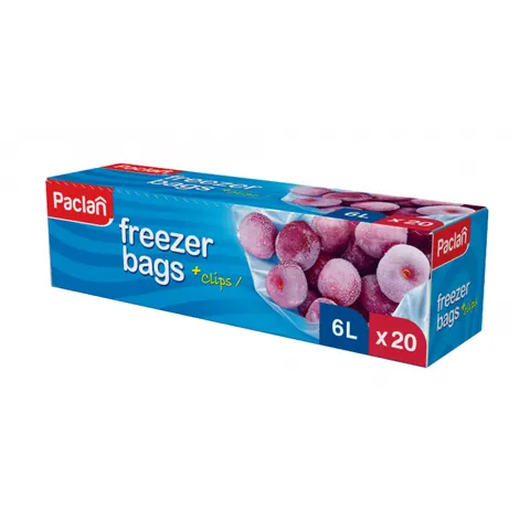 PACLAN Woreczki na mrożonki 6 l, 20 szt