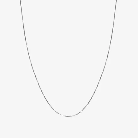 Naszyjnik 50 cm; srebrny