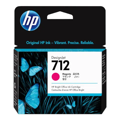 Tusz HP 712 M - purpurowy (29 ml)