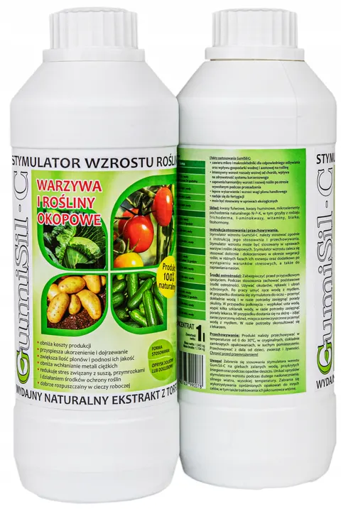 GumiSil C 1L biostymulator do warzyw, pożyteczne grzyby trichoderma, aminokwasy, kwasy humusowe