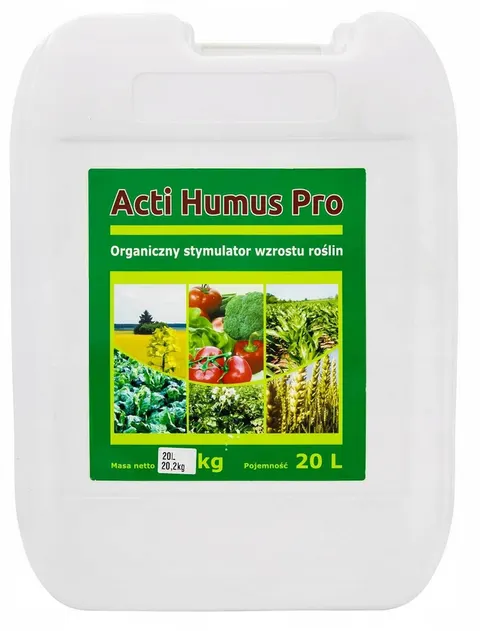 Acti Humus Pro-Stymulator 20l użyźniacz glebowy, kwasy humusowe 20L = 10t obornika