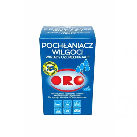 ORO Wkład do pochłaniacza wilgoci, 2 x 450 g
