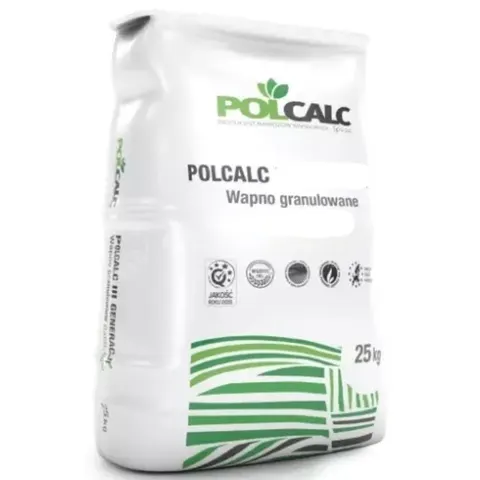 Wapno nawozowe 25kg Polcalc 93-98%CaCO3, granulowane