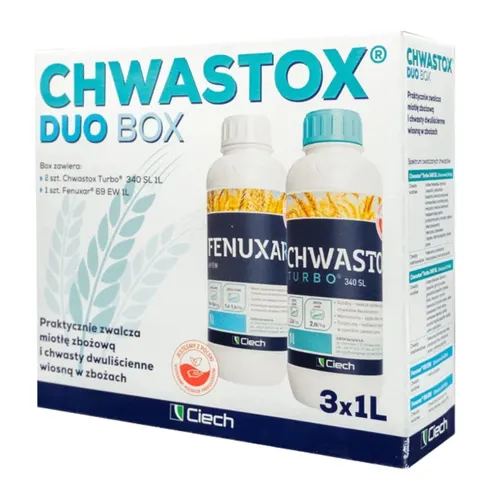 Chwastox Duo Box na 1ha chwasty jednoliścienne i dwuliścienne w zbożach