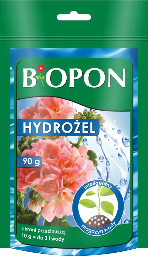 Hydrożel 90g BOPON zwiększa chłonność gleby, chroni przed suszą, inteligentny magazyn wody