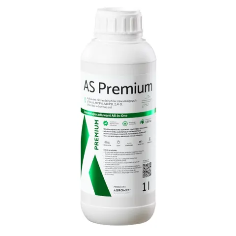 AS Premium 1L adjuwant, dodatek do glifosatu, wzmacnia działanie