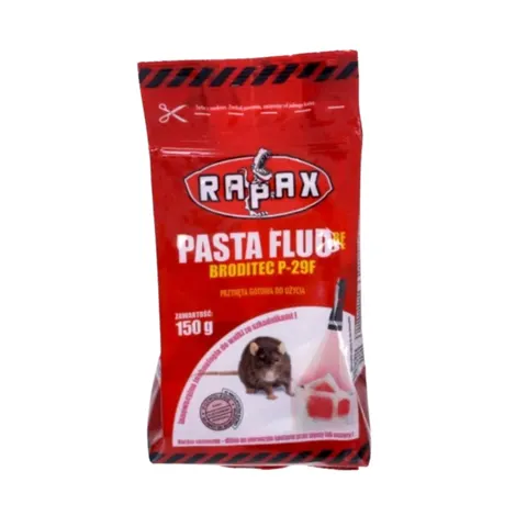 Rapax Pasta Fluo 150g na myszy i szczury, gotowa do użycia