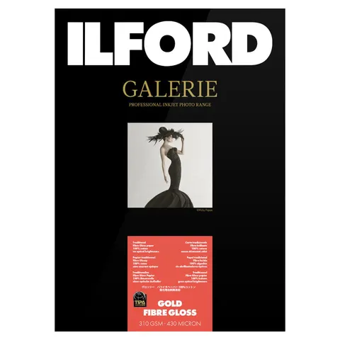 Papier ILFORD GALERIE Gold Fibre Gloss 310 g/m2 - A3+, 25 arkuszy