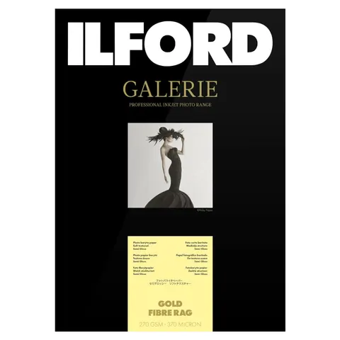 Papier ILFORD GALERIE Gold Fibre Rag 270 g/m2 - A4, 100 arkuszy