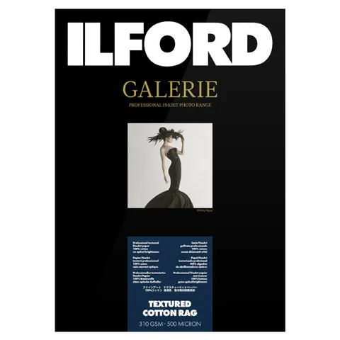 Papier ILFORD GALERIE Textured Cotton Rag 310 g/m2 - A2, 25 arkuszy