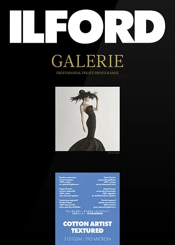 Papier fotograficzny Ilford Galerie Cotton Artist Textured 310g - 10x15 (50 arkuszy) (2005031)