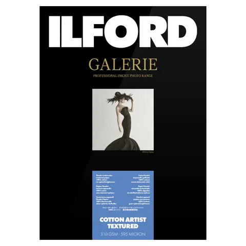Papier ILFORD GALERIE Cotton Artist Textured 310 g/m2 - A2, 25 arkuszy