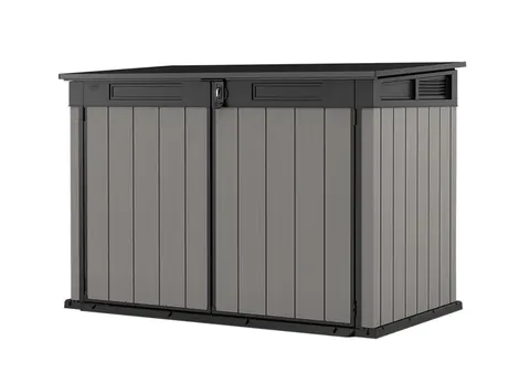 Schowek ogrodowy, narzędziowy Premier Jumbo - Szary. Wym.: 191 x 109 x 133 cm