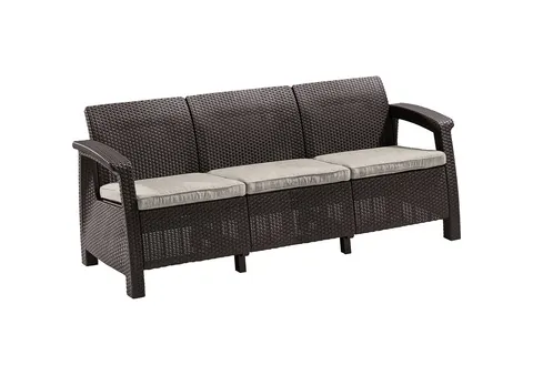 Sofa 3-osobowa Corfu Max Love - Brąz