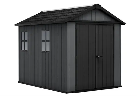 Domek ogrodowy, narzędziowy Newton Plus wide 9 x7,5 - Grafit. Wym.: 230x287x246 cm